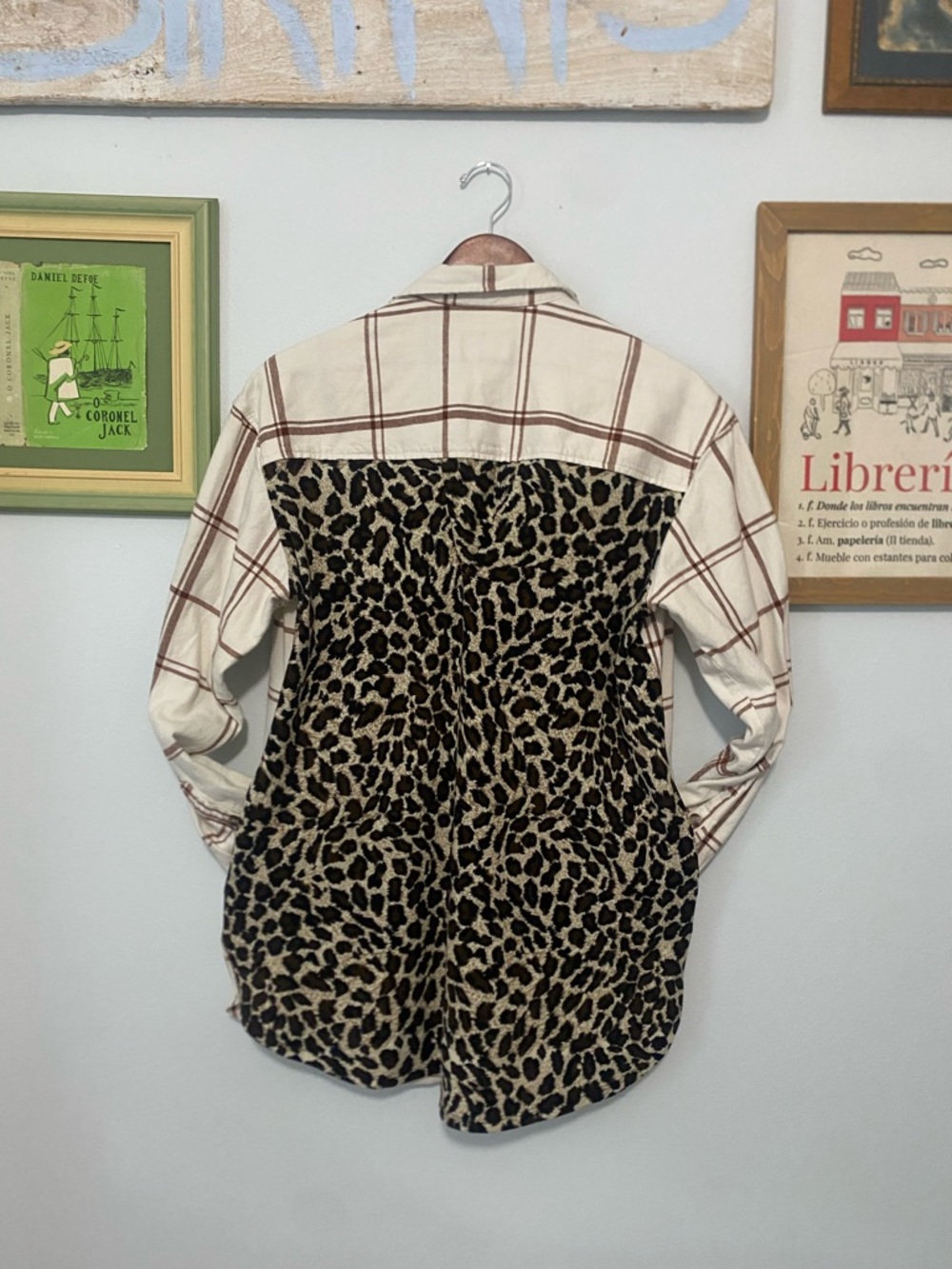 Universal Thread Upcycled Long Flannel with pockets